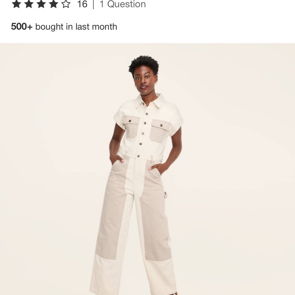 Woolrich x Target Two-Tone Button-Up Jumpsuit
